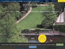 Tablet Screenshot of pocock.co.uk